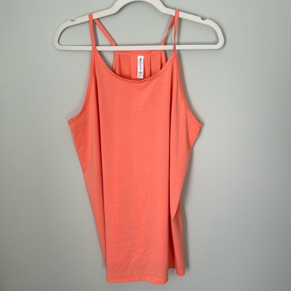 Athleta Spaghetti Strap Sleeveless Long Tank / Size 1X